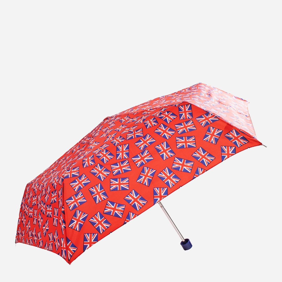 

Зонт складной Incognito FULL412-union-jack-flags механический Красный с синим флаг