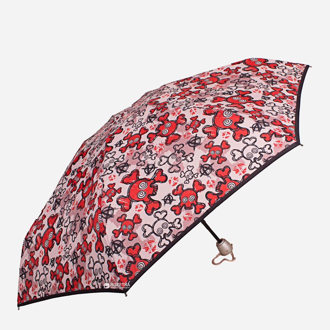 

Зонт складной NEX автомат Красно-розовый (Z34921-3)