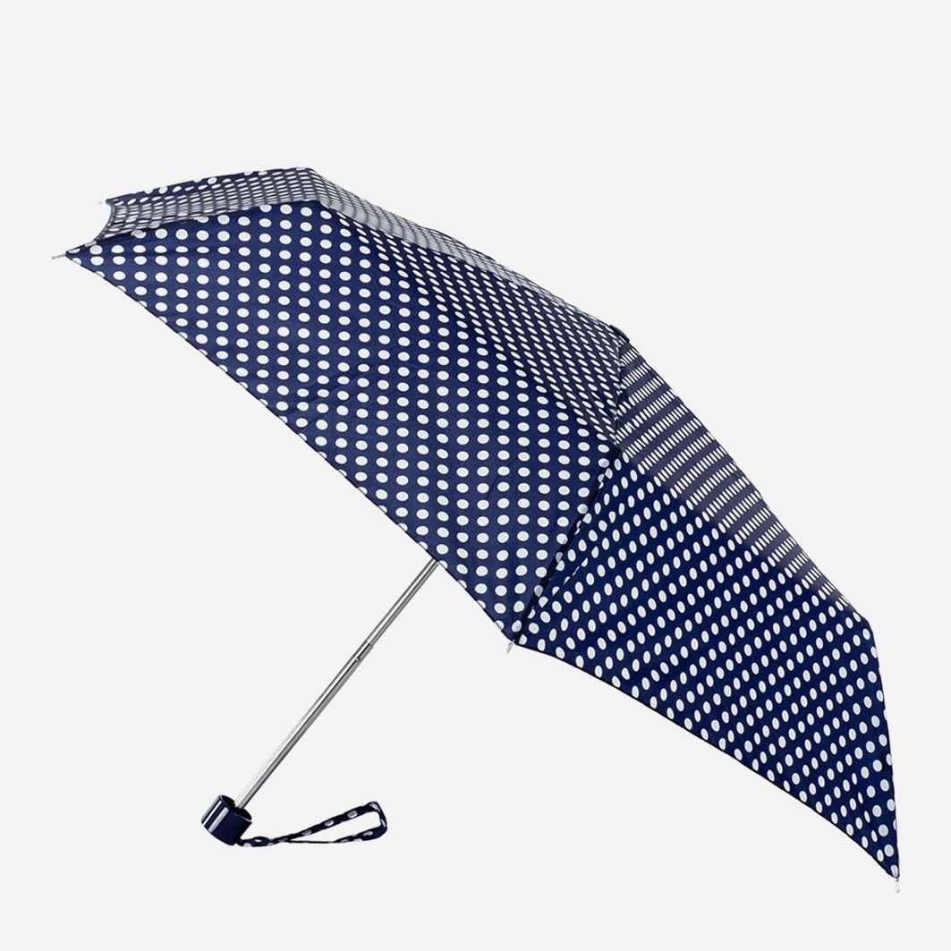 

Зонт складной Incognito FULL412-navy-sport механический Синий в белый горошек