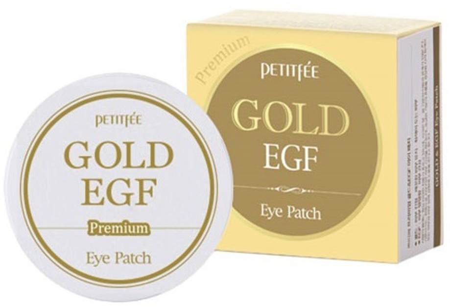 Акція на Гидрогелевые патчи для глаз Petitfee Premium Gold&EGF Hydrogel Eye Patch Премиум Золото 60 шт (8809239802445) від Rozetka UA