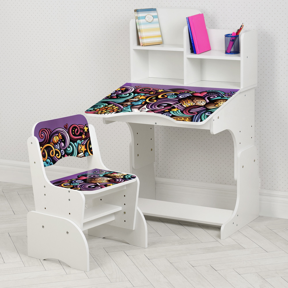 

Парта Bambi W 2071-106-3 White (W 2071-106-3)