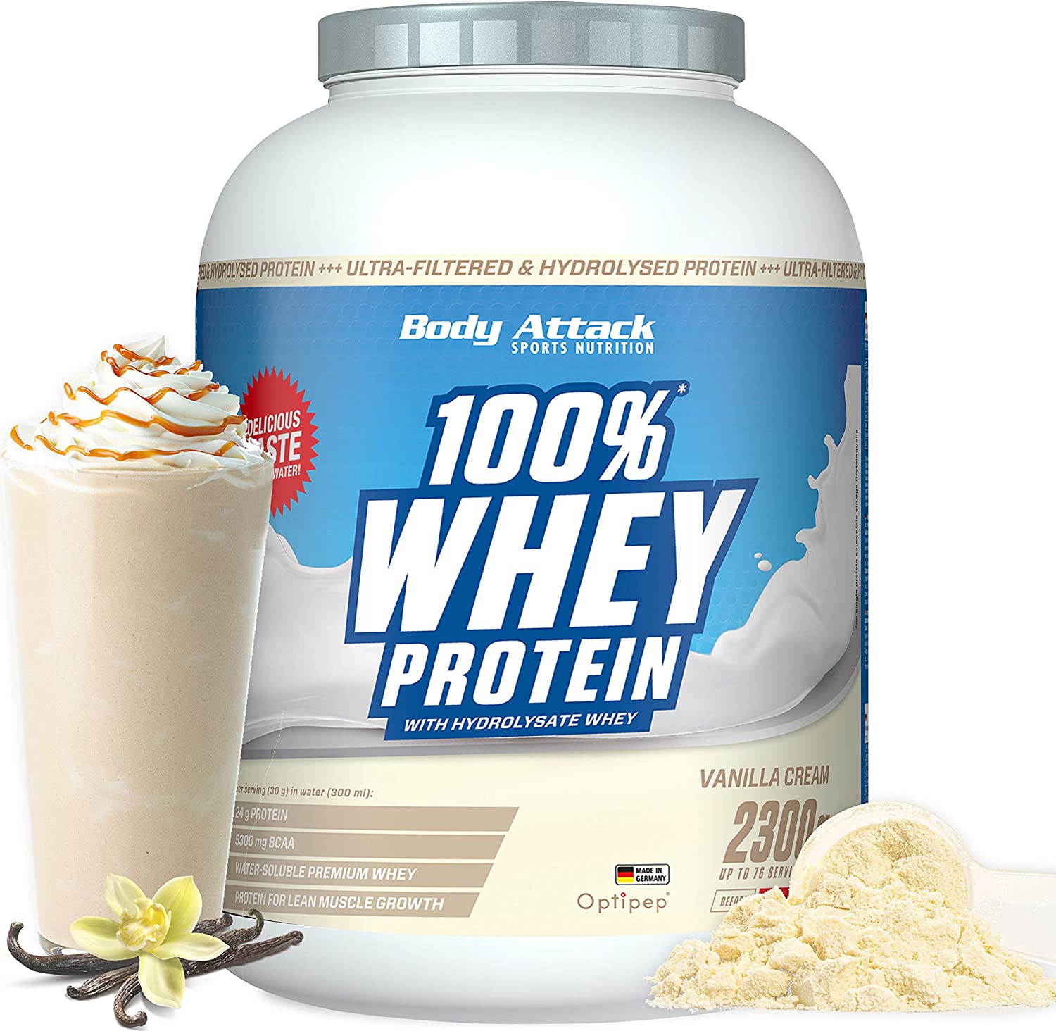 

Протеин Body Attack 100% Whey Protein 2300 г (4384303620)