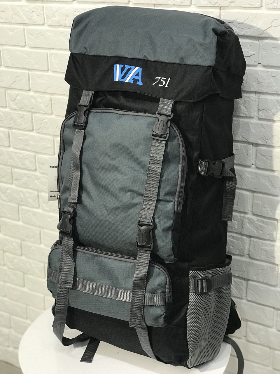 

Рюкзак туристический Kronos Top VA T-07-2 75л Серый (gr_009238)