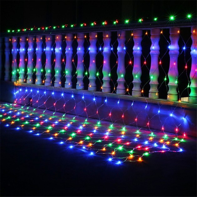 

Светодиодная гирлянда сетка 240LED 2*2 метра разноцветный