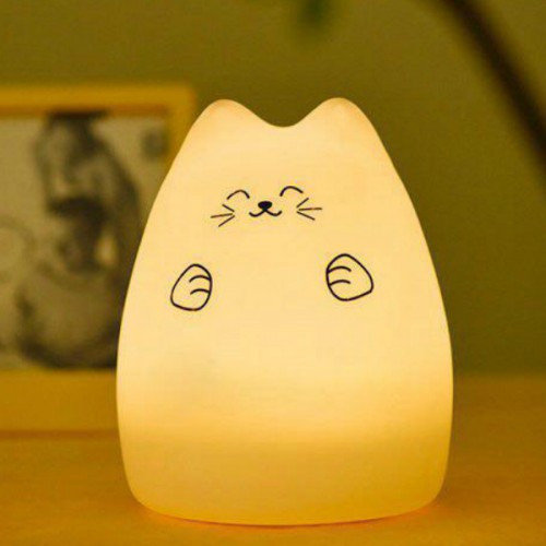 

Игрушка ночник 3DTOYSLAMP котик с лапками 7 цветов свечения