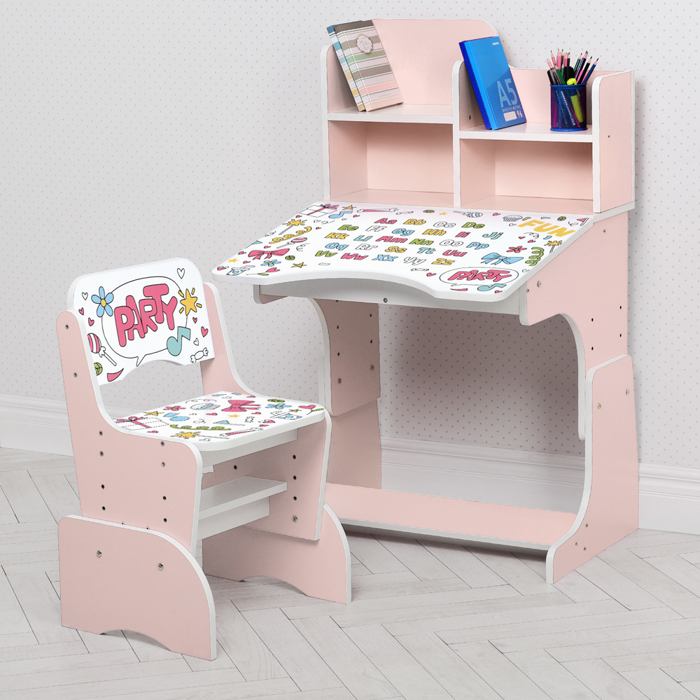 

Парта Bambi Алфавит W 2071-104-10(EN) Pink (W 2071-104-10)