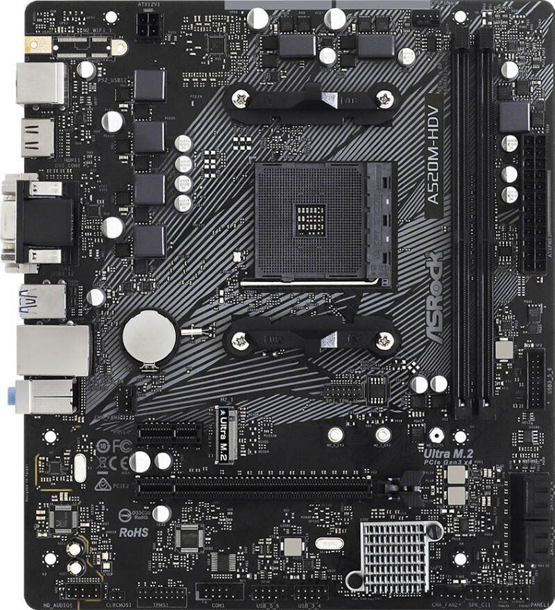 

Материнская плата ASRock A520M-HDV