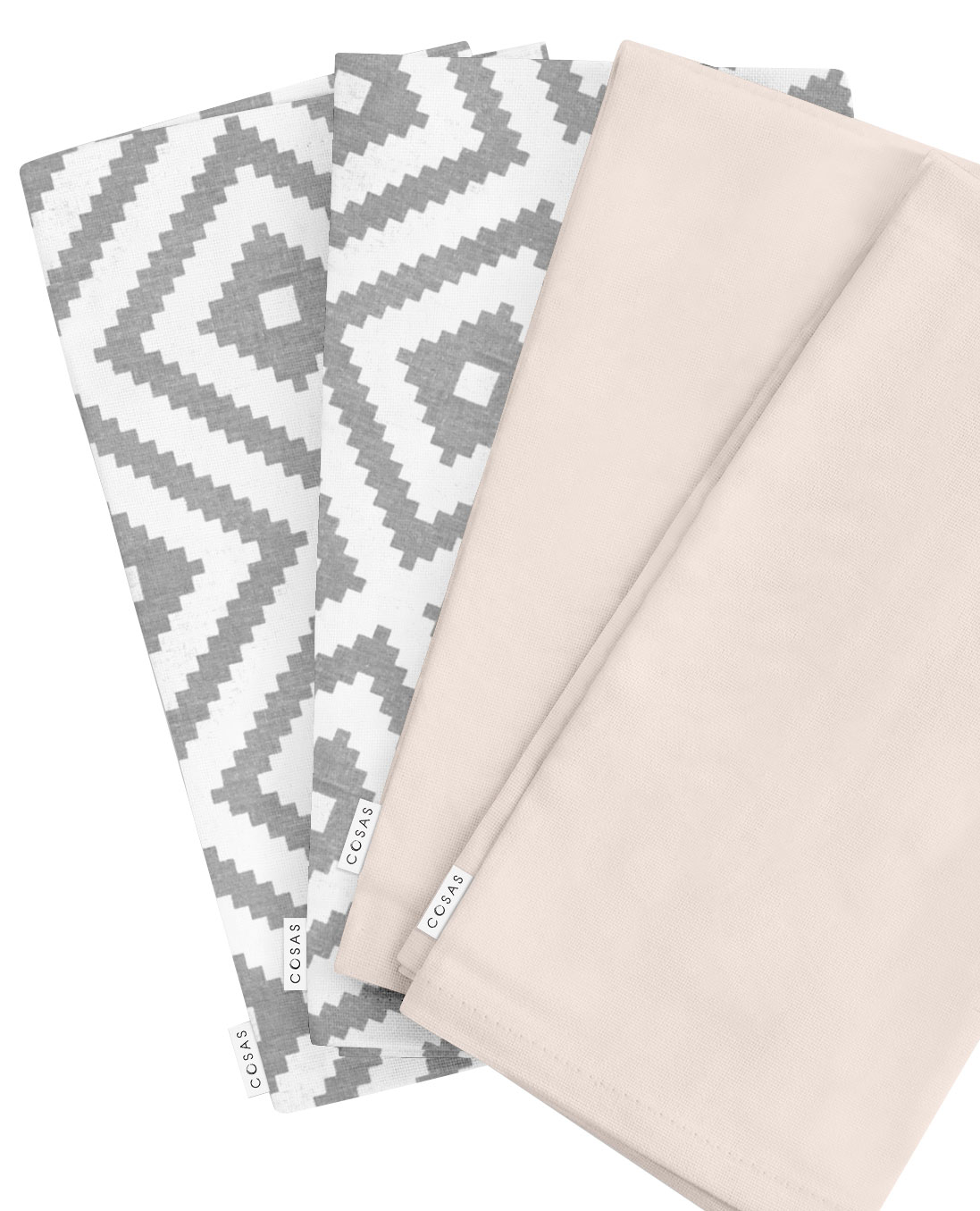 

Салфетки Cosas Ornament Grey RfRose 30х30 см 4 шт
