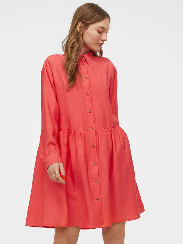 

Платье H&M 060934425 L Лососевое