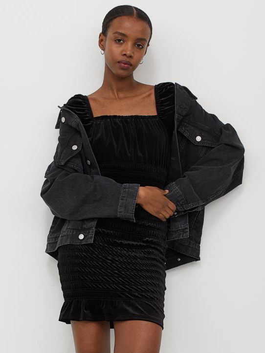 

Платье H&M 060934246  Черное, Платье H&M 060934246 XS Черное