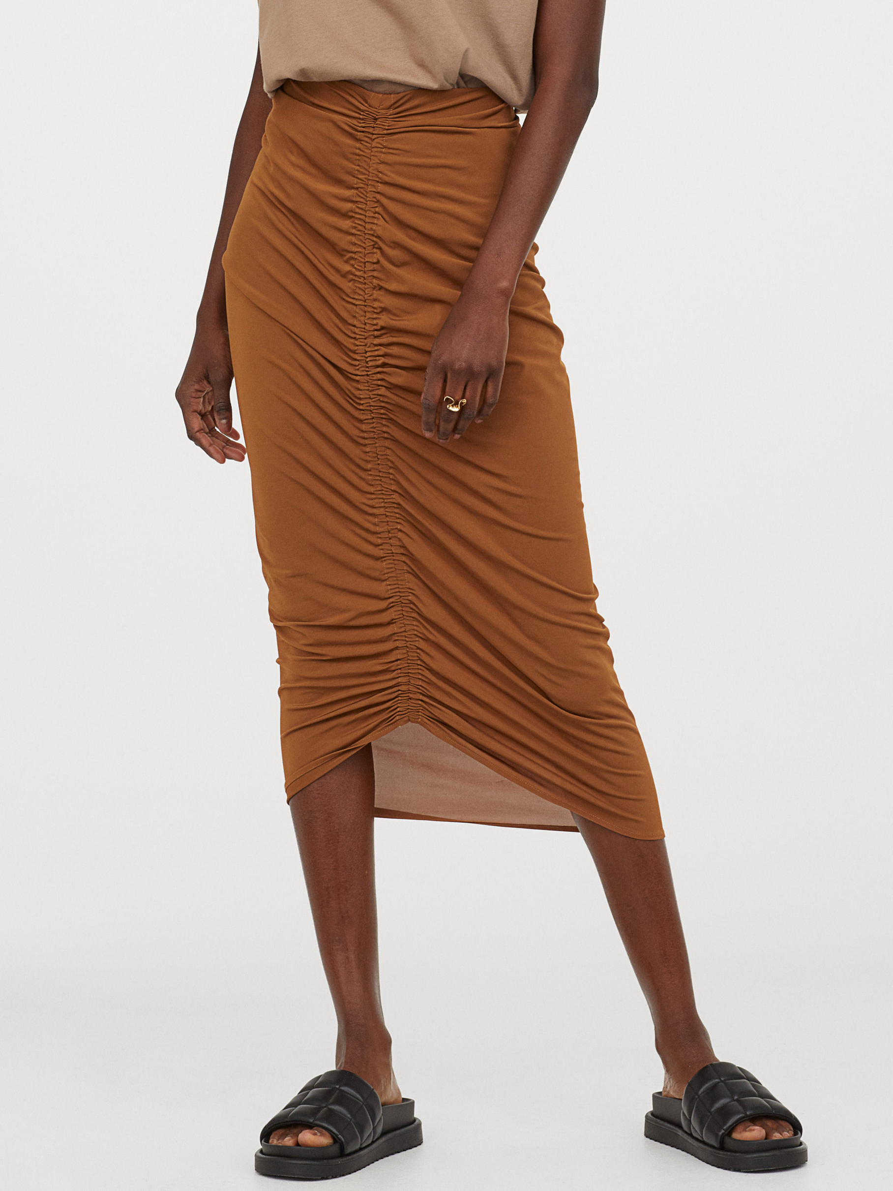

Юбка H&M 060906645 XL Коричневая