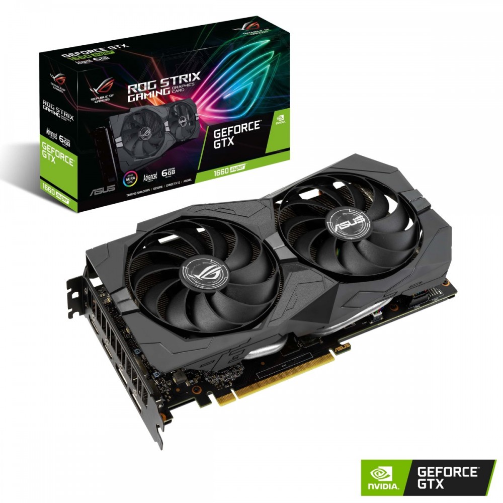 

Відеокарта ASUS GeForce® GTX 1660 Super - (ROG-STRIX-GTX1660S-A6G-GAMING)