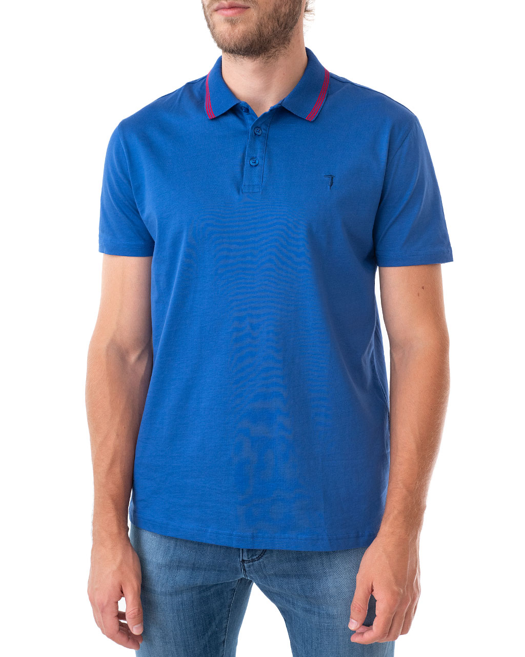 

Трикотаж поло чоловічий TRUSSARDI JEANS (52T00320-1T003602-U260/20) Синій XXL