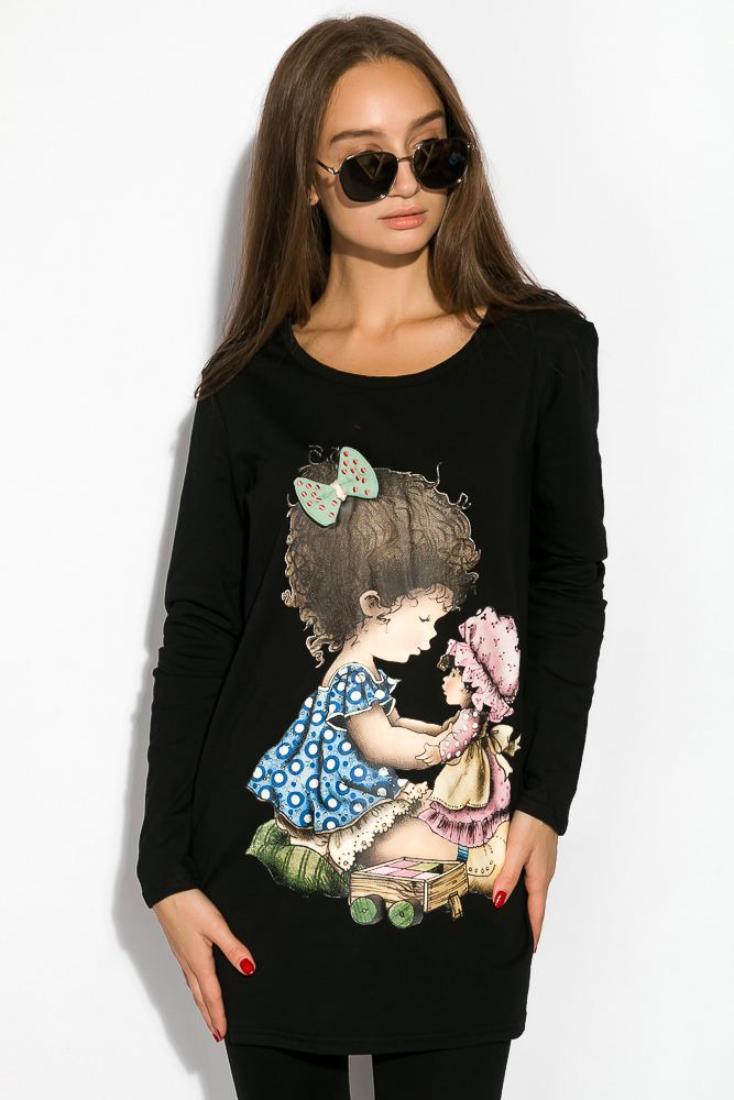 

Туника Time of Style 120PFA313 M-L Черный