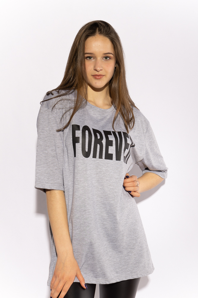 

Футболка женская Time of Style 85F277-1 XL Серый меланж