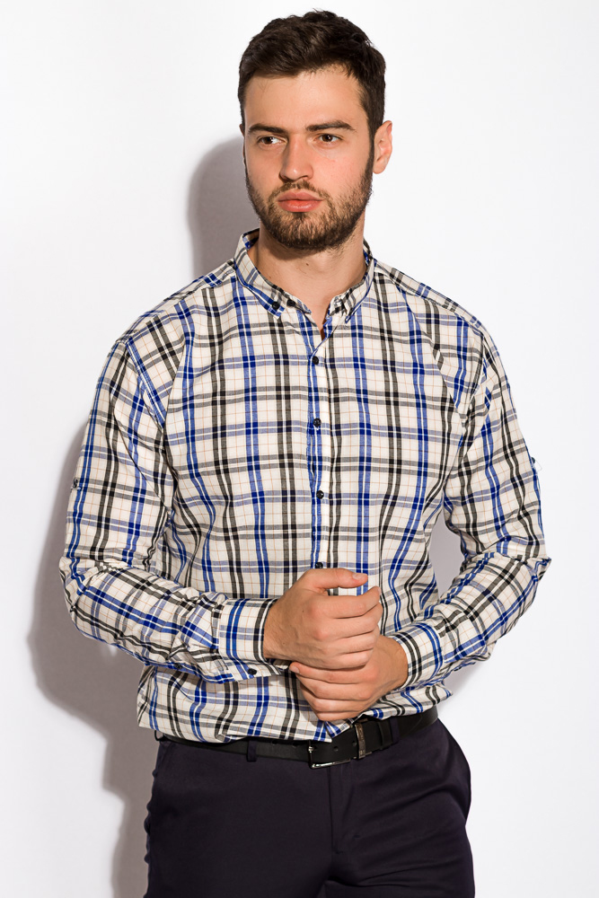 

Рубашка Time of Style 511F035 XXXL Песочно-синий