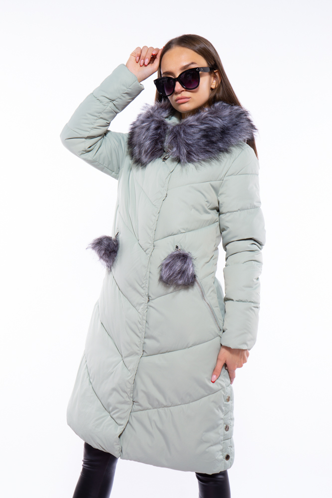 

Куртка женская однотонная Time of Style 120PSKL171105 L Мятный