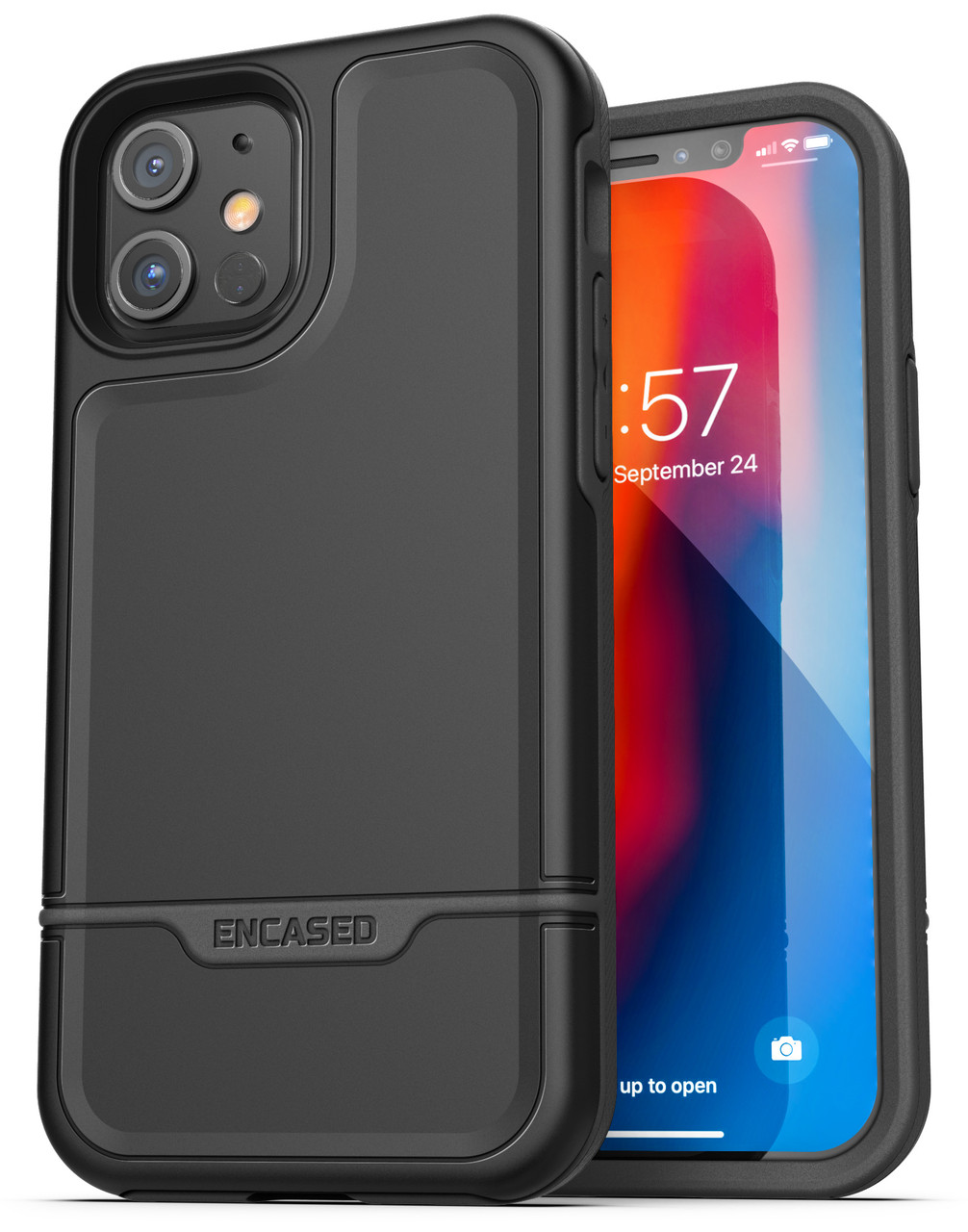 

Чехол Encased Rebel для iPhone 12 / 12 Pro Black