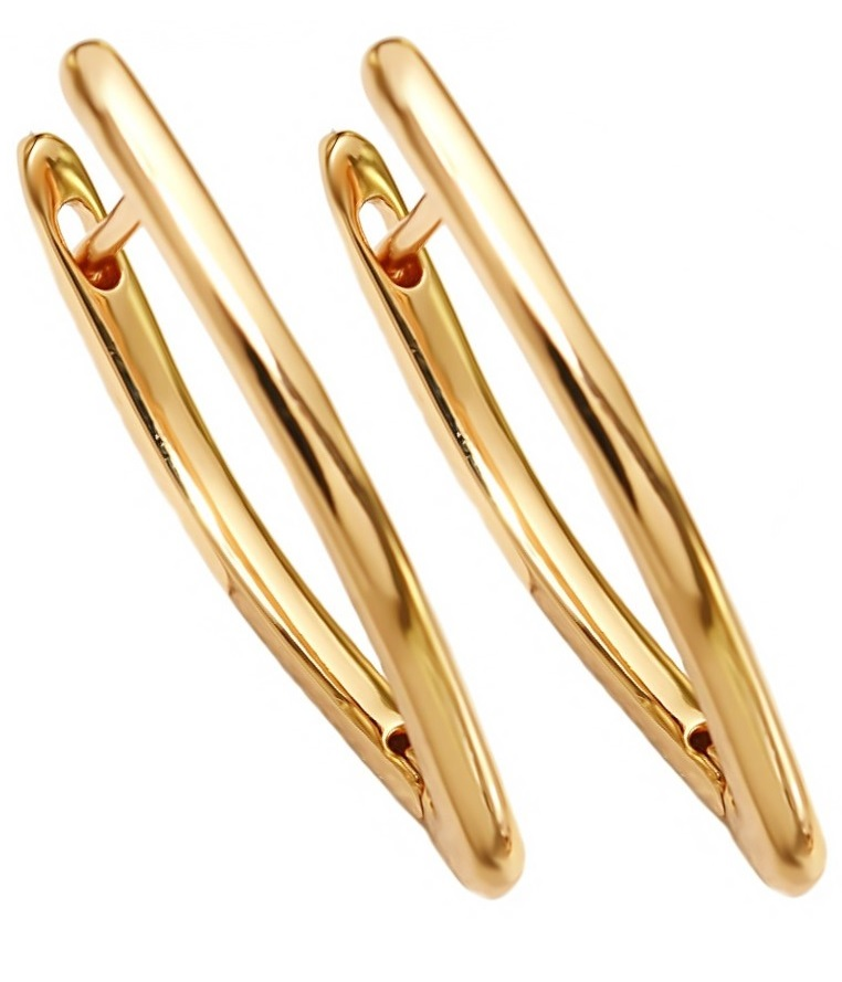 

Серьги Xuping Позолота 18К 3 см. хс-395