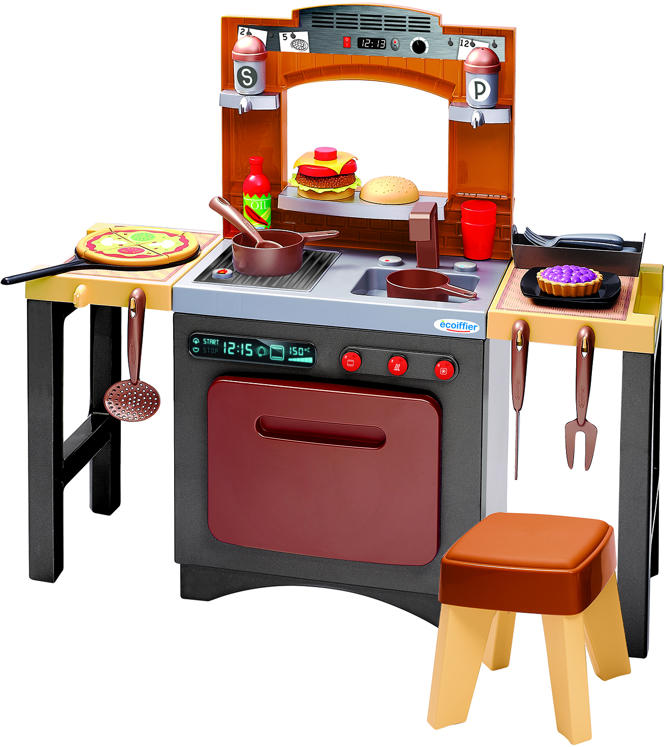 

Игровой набор Ecoiffier Пиццерия 33 аксессуара (3280250016939)