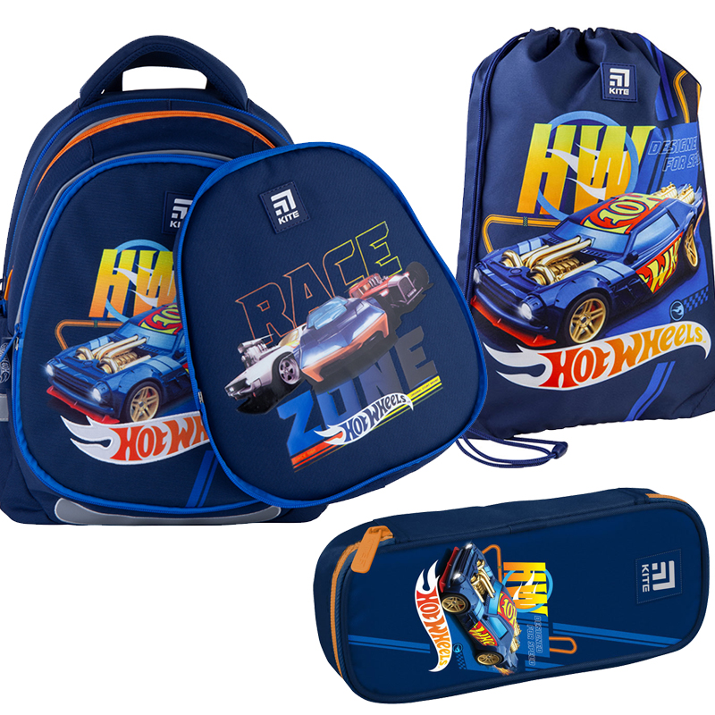 

Школьный набор Kite Education Hot Wheels 18л (SET_HW21-700M(2p))