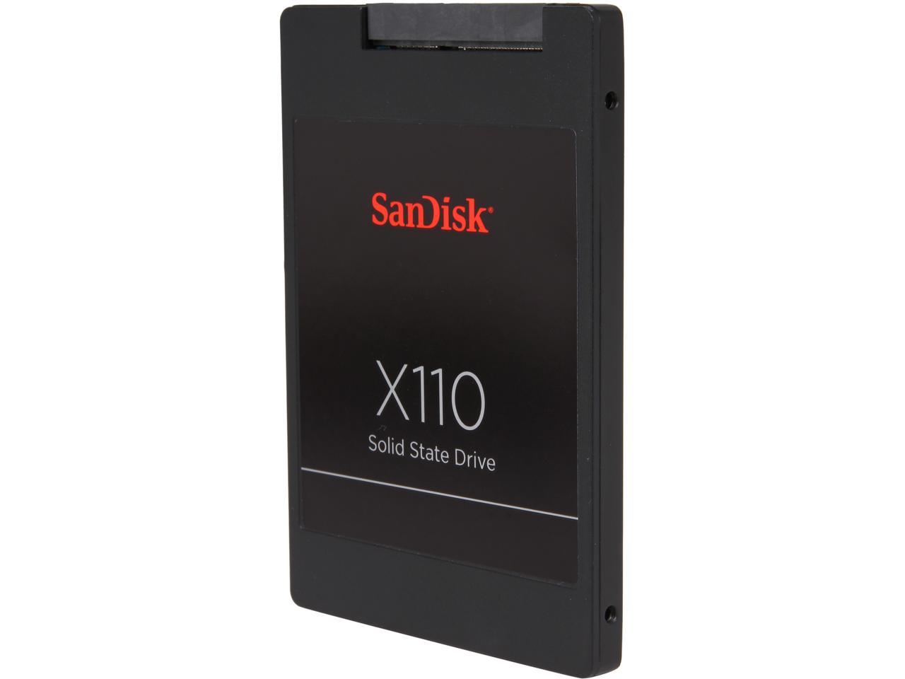 Ssd накопитель Sandisk X110 128ГБ 25 Sata Iii Mlc Sd6sb1m 128g 1006 Refurbished низкие 7203