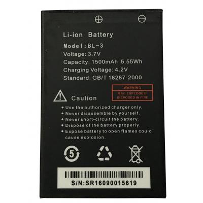 

Аккумуляторная батарея для телефона Baofeng для UV-3R Std 1500mAh (BL-3). 44807