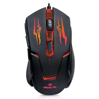 

Мышка REAL-EL RM-520 Gaming, black. 42837