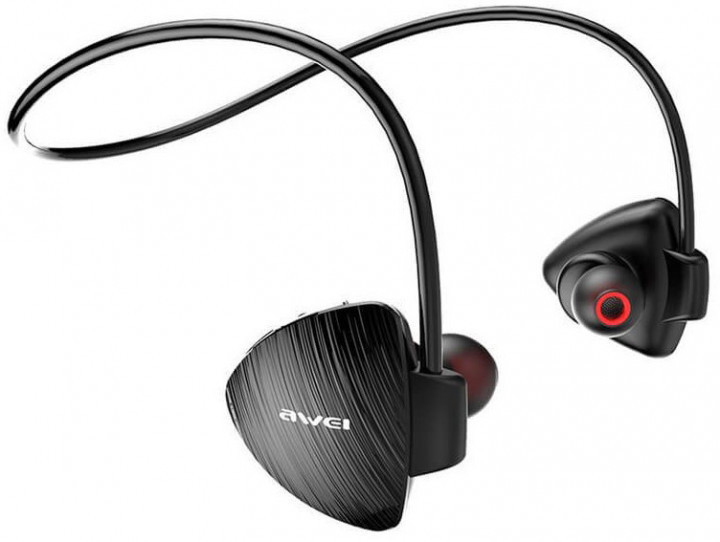 

Беспроводные Bluetooth наушники Awei A847BL, черные. 45378