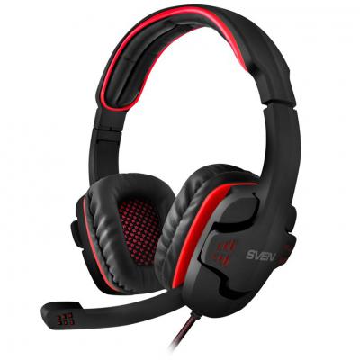 

Наушники SVEN AP-G855MV black-red. 45596