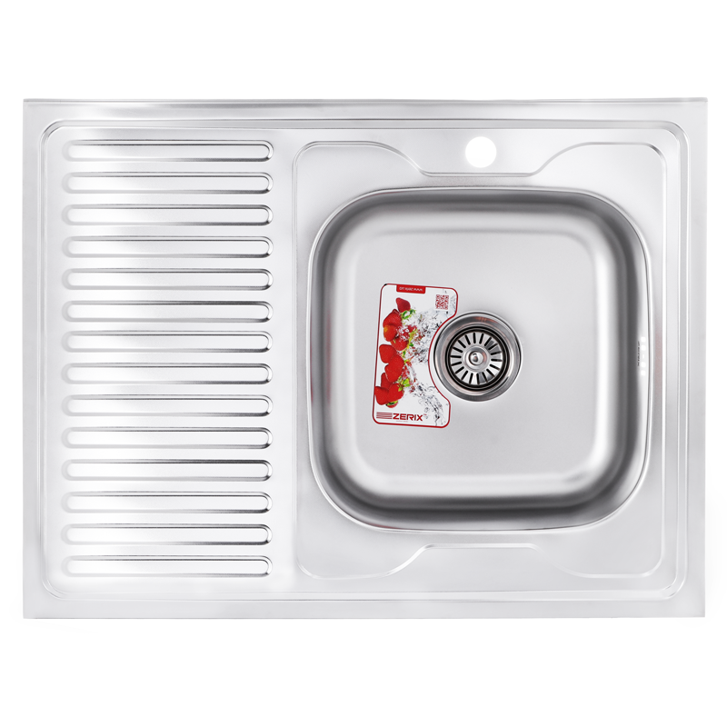 

Мойка кухонная ZERIX Z8060R-06-160MD (MICRO DECOR) (ZS0608)