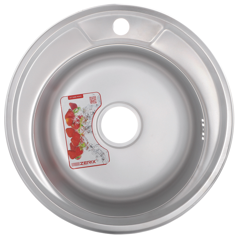 

Мойка кухонная ZERIX Z490-08-180MD (MICRO DECOR) (ZS0558)
