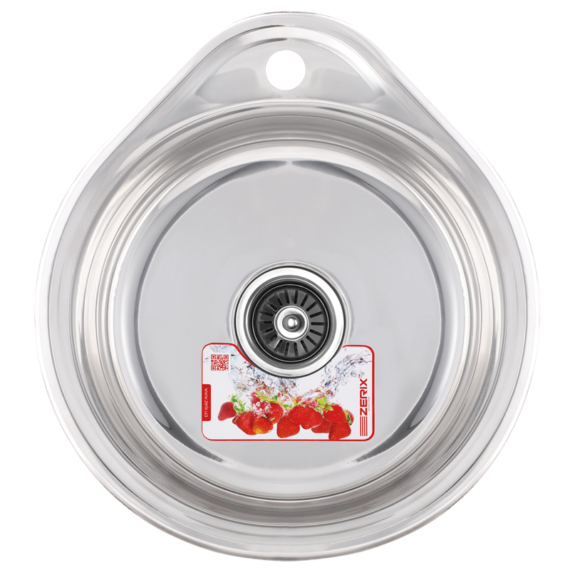 

Мойка кухонная ZERIX Z4843-06-160P (polish) (ZS0565)
