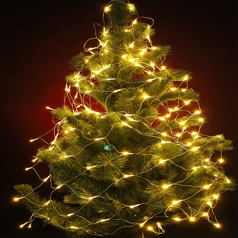 

Гирлянда новогодняя на окно Xmas Сетка Теплый белый (7232)