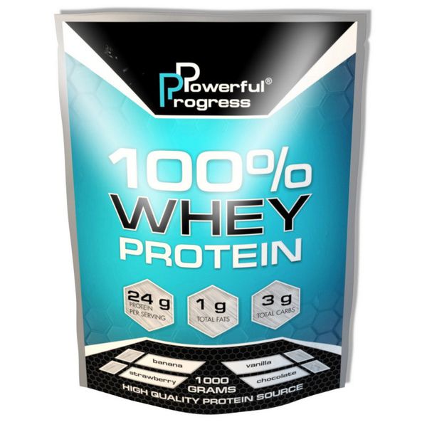 

Сывороточный протеин концентрат Powerful Progress 100% Whey Protein 1000 грамм Лесные фрукты