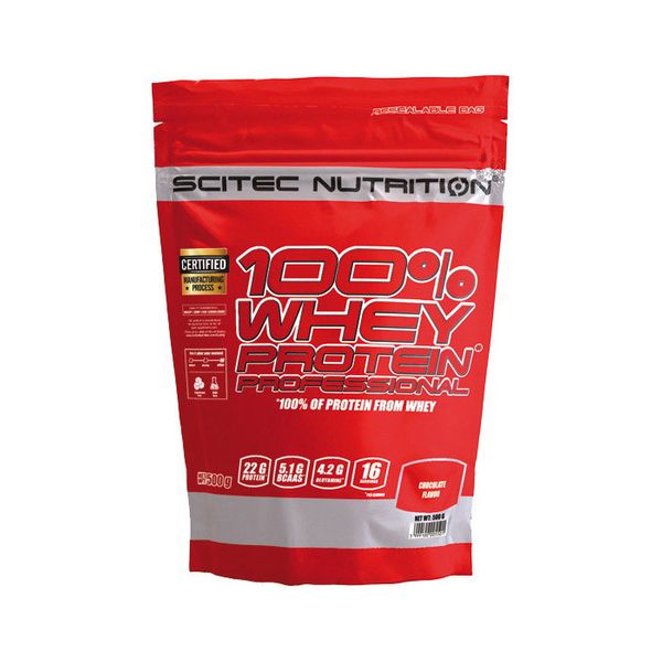 

Сывороточный протеин концентрат Scitec Nutrition 100% Whey Protein Professional 500 грамм Ваниль