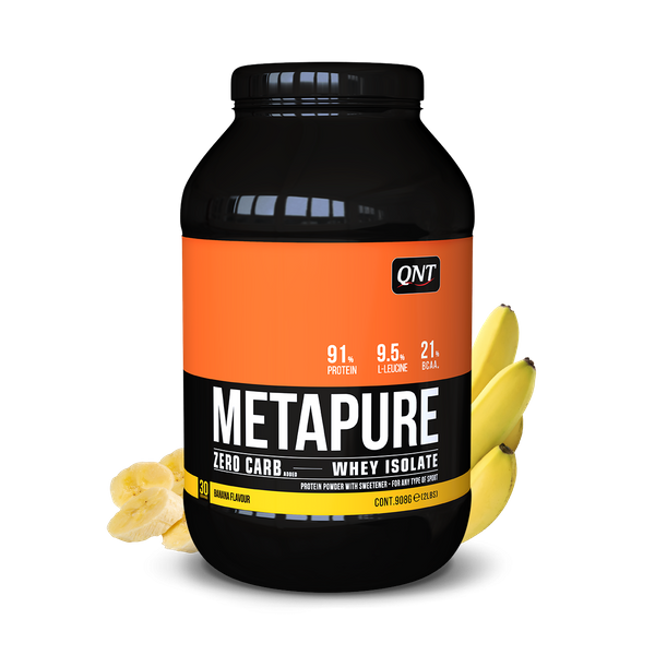 

Сывороточный протеин изолят QNT Metapure ZC Isolate 908 грамм Банан