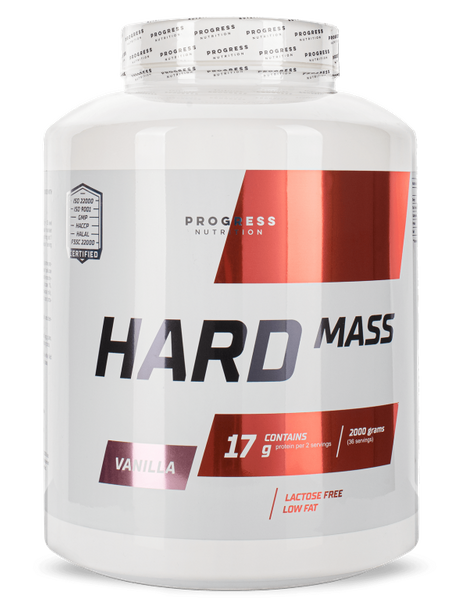 

Гейнер для набора массы Progress Nutrition Hard Mass 2000 грамм Ваниль