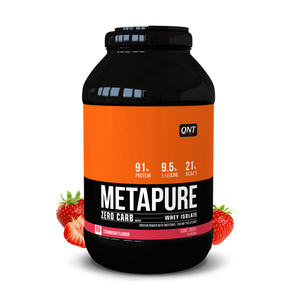 

Сывороточный протеин изолят QNT Metapure ZC Isolate 2000 грамм Клубника