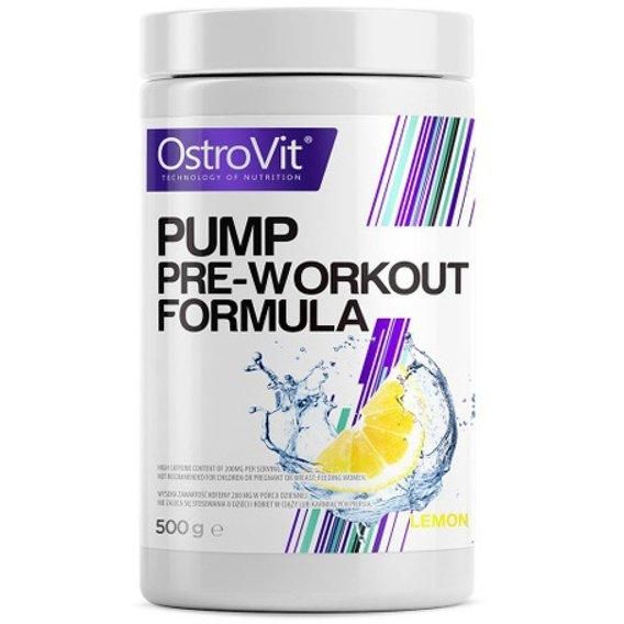 

Предтренировочный комплекс OstroVit PUMP Pre-Workout Formula 500 грамм Лимон