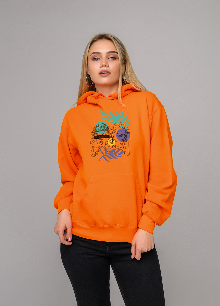 

Толстовка оранжевая LOYS True Face, Толстовка оранжевая LOYS True Face S