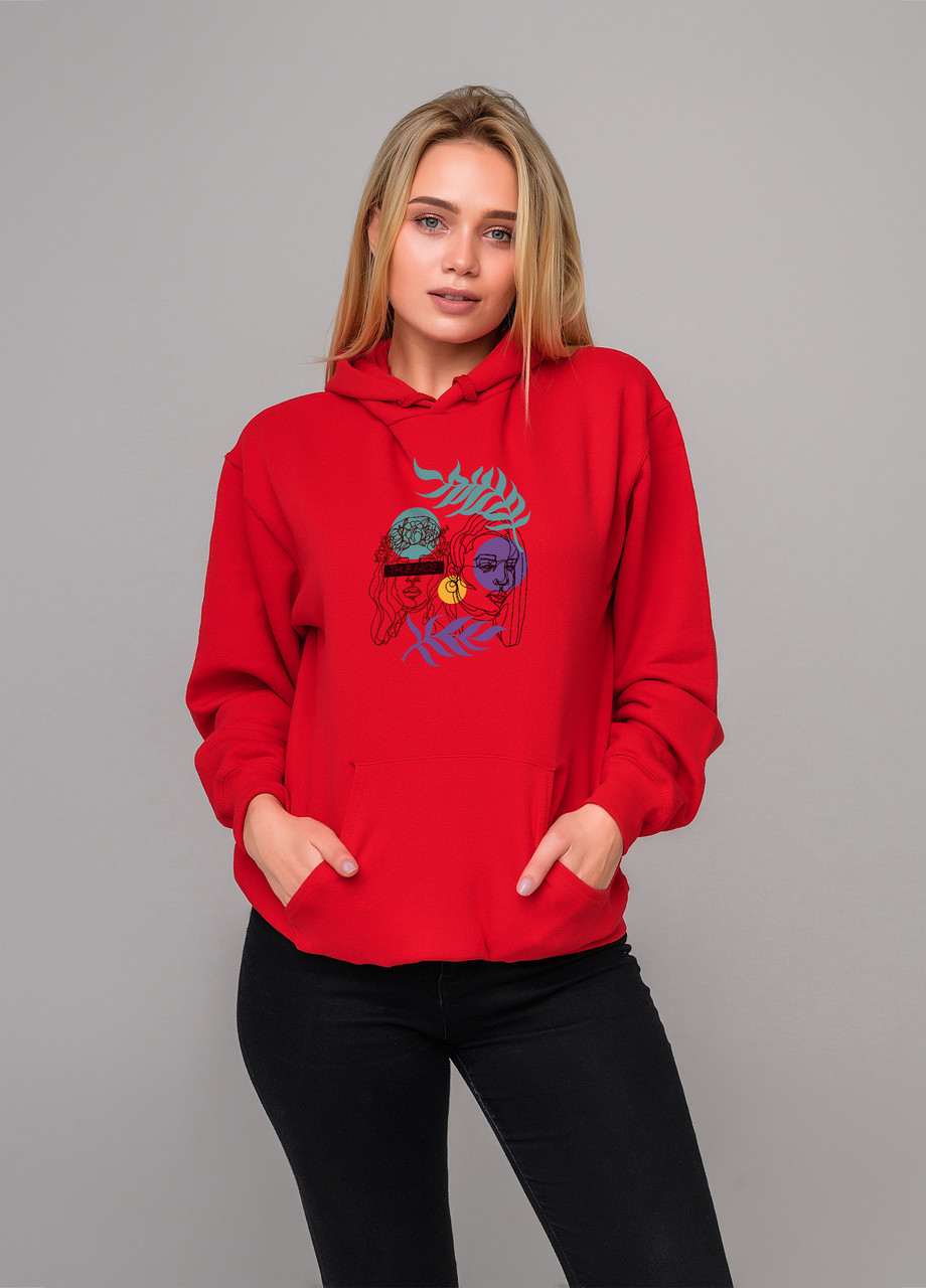 

Толстовка красная LOYS True Face, Толстовка красная LOYS True Face S