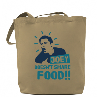 

Сумка Joey doesn't share food! Капучино