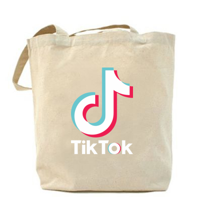 

Сумка Tiktok logo Беж