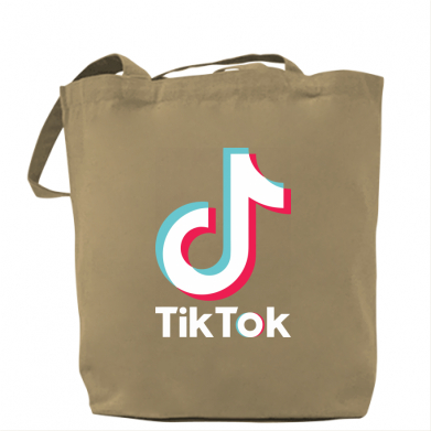 

Сумка Tiktok logo Капучино