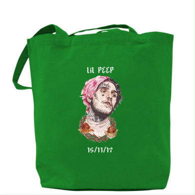 

Сумка Lil peep date of death Зеленый