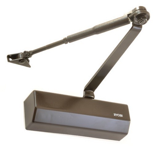 

Доводчик дверной RYOBI D 1554 STD с рычажной тягой коричневый​​​​​​​