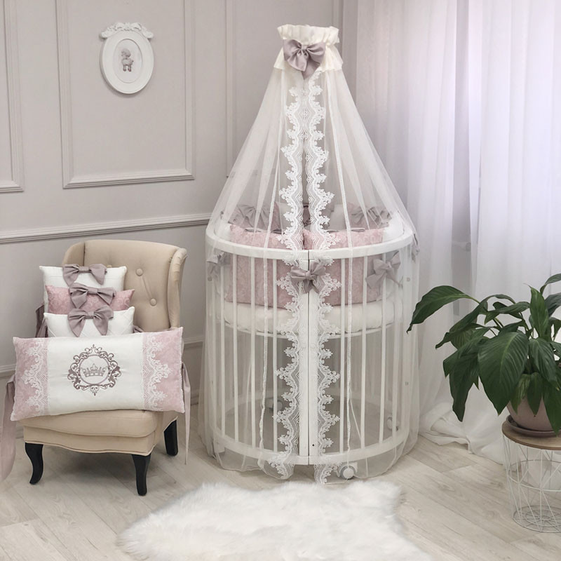 

Комплект детского постельного Elegance пыльная роза овал 0145205