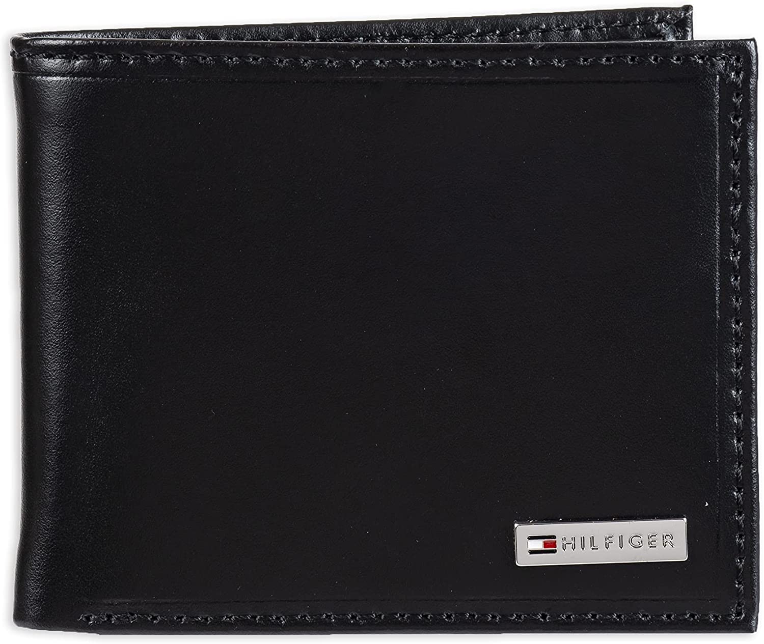 

Кошелек кожаный Tommy Hilfiger бумажник портмоне art340759 (Черный)
