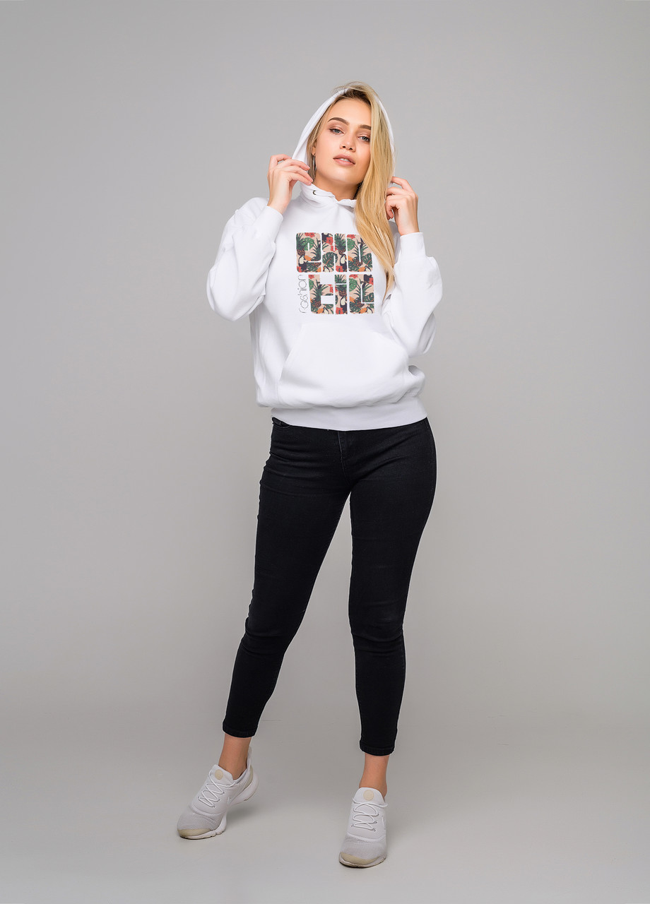 

Толстовка белая LOYS exostic fashion, Толстовка белая LOYS exostic fashion S